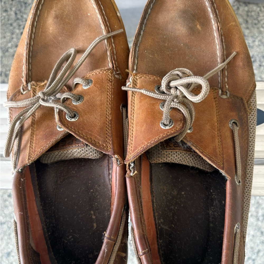 SPERRY Topsider Men’s Boat Shoe (Tan Leather) Boat Shoes